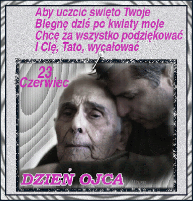 Fioletowe życzenia na Dzień Ojca